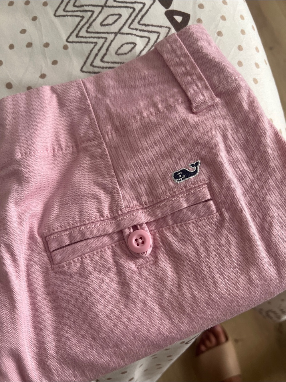 Vineyard Vines Light Pink Chino Shorts-6